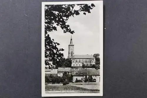 Hartha, Sachsen, Blick zur Kirche - 424965