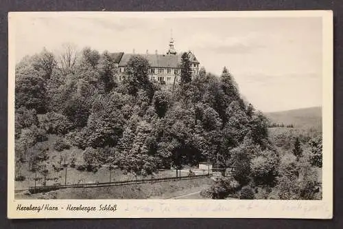 Herzberg, Harz, Blick zum Herzberger Schloß - 424976