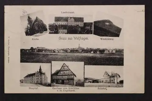 Wolfshagen, Kirche, Weidelsburg, Hospital, Gasthaus zum Schiffchen - 424991