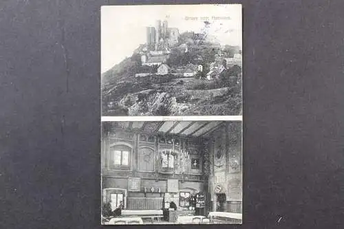 Bornhagen, Blick zur Burg Hanstein, Rittersaal - 424974