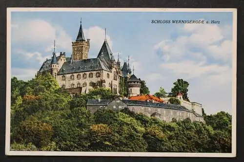 Wernigerode, Harz, Blick zum Schloss - 425011