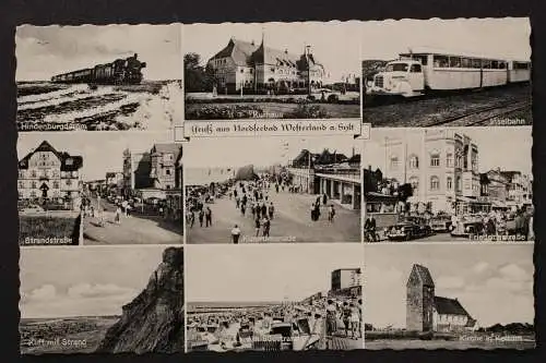 Westerland, Insel Sylt, Hindenburgdamm, Kurhaus, Inselbahn, Kirche - 425027