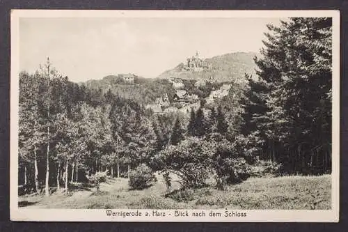 Wernigerode, Harz, Blick zum Schloss - 425009
