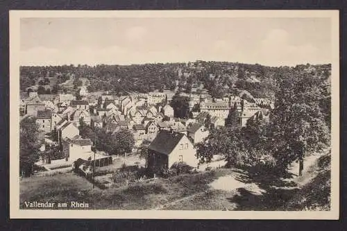 Vallendar, am Rhein, Blick zum Ort - 425085