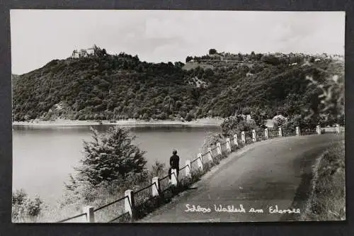 Waldeck, Blick zum Schloss Waldeck am Edersee - 425041