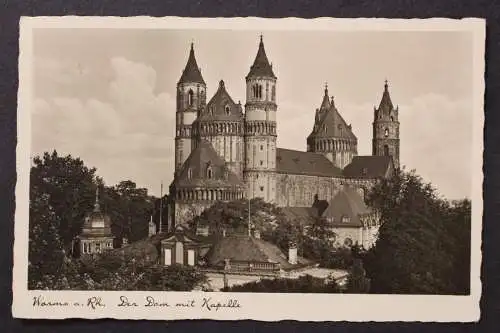 Worms, am Rhein, der Dom mit Kapelle - 425021