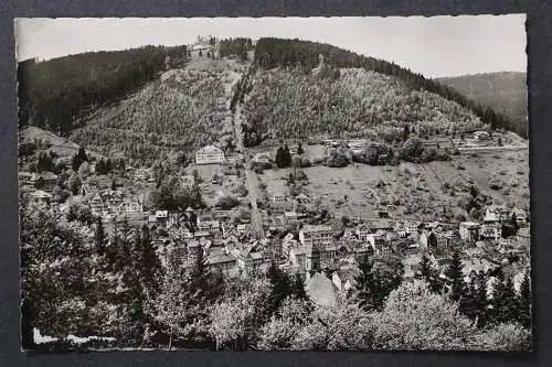 Wildbad, Schwarzwald, Blick auf den Ort mit Sommerberg - 425044