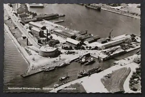 Nordseebad Wilhemshaven, Südstrand und 1. Hafeneinfahrt - 425055