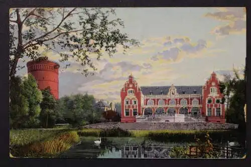 Wilhemshaven, Wasserturm und Offizierskasino von der Parkseite gesehen - 425059