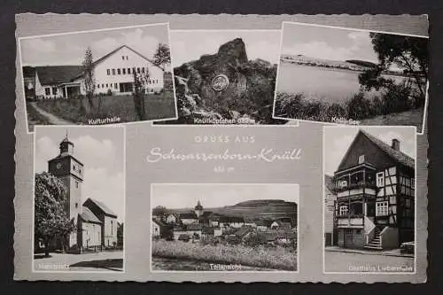 Schwarzenborn-Knüll, Marktplatz, Gasthaus Liebermann, Knüllköpfchen See - 425211