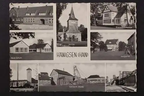 Hänigsen, Post, Kirche, Sparkasse, Schule, Kaliwerk Riedel - 425239