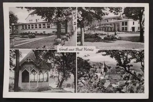 Bad König, Odenwald, Kurhotel, Kurgarten-Wandelhalle, Weyprechtstempel - 425215