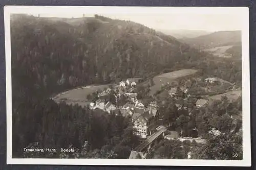 Treseburg, Harz, Bodetal, Teilansicht - 425198