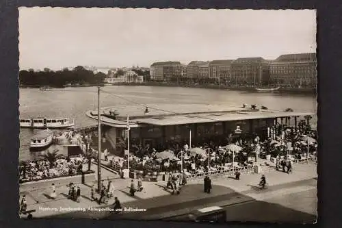 Hamburg, Jungfernstieg, Alsterpavillon und Ballindamm - 425223