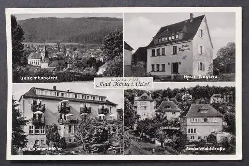 Bad König, Odenwald, Gesamtansicht, Haus Regina, Kursanatorium Müller - 425219