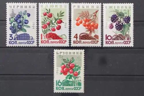 Sowjetunion, MiNr. 2996-3000, postfrisch - 214435