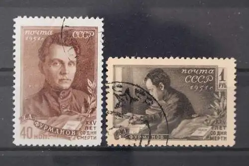 Sowjetunion, MiNr. 1555-1556, gestempelt - 214517