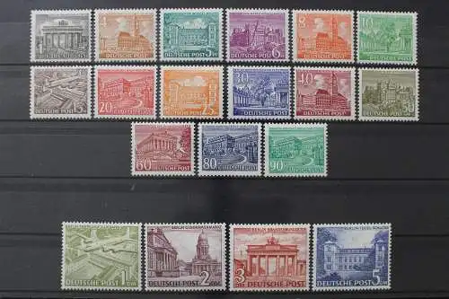 Berlin, MiNr. 42-60, Falz - 214527