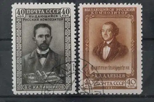 Sowjetunion, MiNr. 1591-1592, gestempelt - 214543