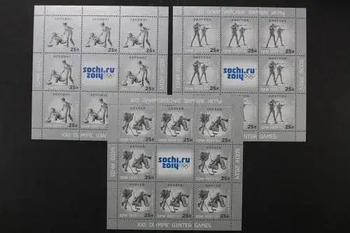 Russland, MiNr. 1975-1977 I Kleinbögen, postfrisch - 214691