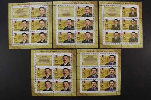 Russland, MiNr. 1908-1912 Kleinbögen, postfrisch - 214725