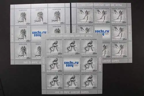 Russland, MiNr. 1942-1944 I Kleinbögen, postfrisch - 214705