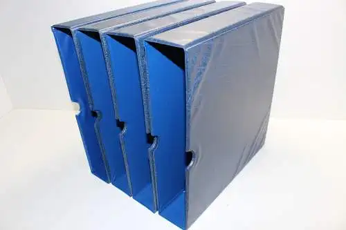 Leuchtturm, 4 blaue Kassetten, Maße ca. 310 x 315 x 60 mm - 902052