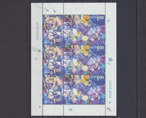 Ukraine, MiNr. 444-445 Kleinbogen, postfrisch - 63423