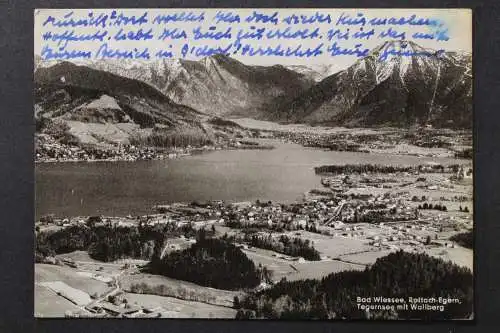 Bad Wiessee, Blick zum Ort, Tegernsee und Wallberg - 425243