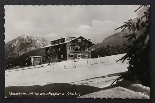 Wertach, Berggasthaus Buronhütte mit Alpspitze u. Edelsberg - 425272