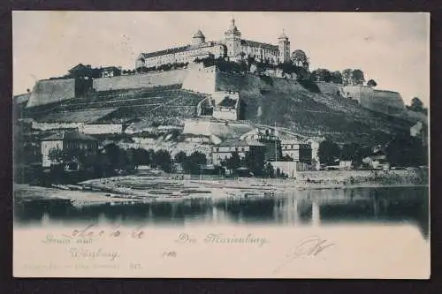 Würzburg, Blick zur Marienburg - 425321