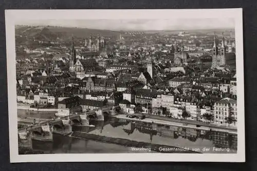 Würzburg, Gesamtansicht von der Festung - 425327