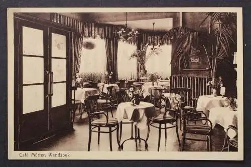 Hamburg Wandsbek, Cafe Mürter, Innenansicht - 425431