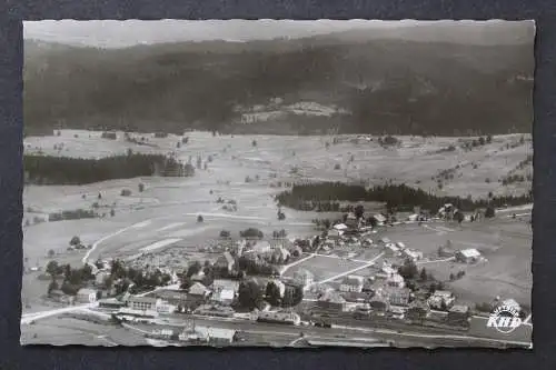 Haidmühle, Bay. Wald, Blick auf den Ort, Original Fliegeraufnahme - 425356