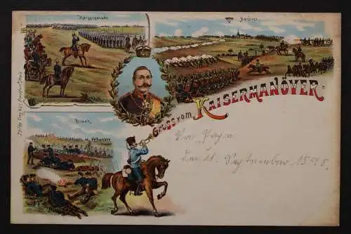 Gruss vom Kaisermanöver, Kaiserparade, Biwak - 425487