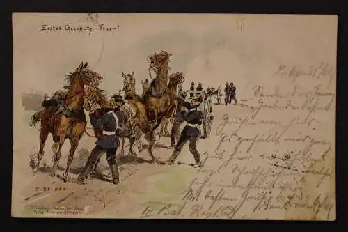 Erstes Geschütz - Feuer! C. Becker - 425493