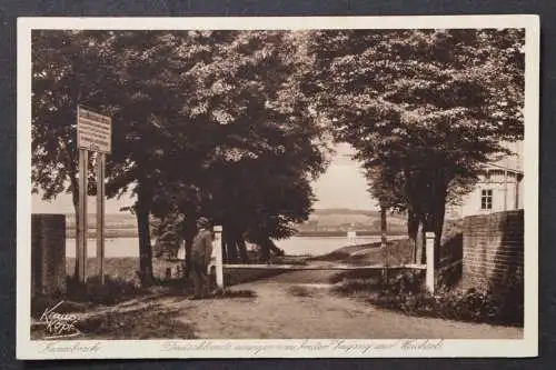 Kurzebrack/Westpreussen, der 4 m breite Zugang zur Weichsel - 425556