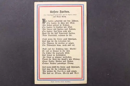 Nordmark Karte, Gedicht, 1864 - 425473