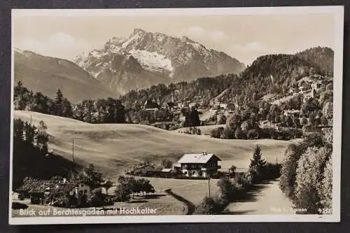 Berchtesgaden, Blick zum Ort mit Hochkalter - 425611