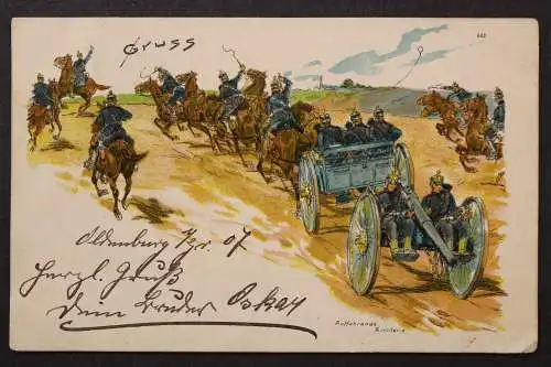 Auffahrende Artillerie - 425491
