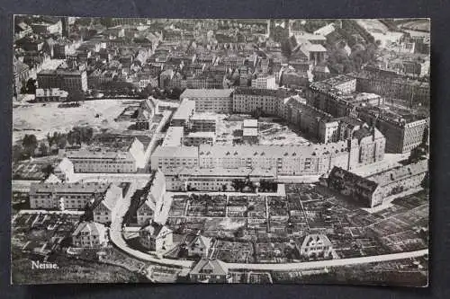 Neisse/Oberschlesien, Luftbild, Gartenanlagen - 425533