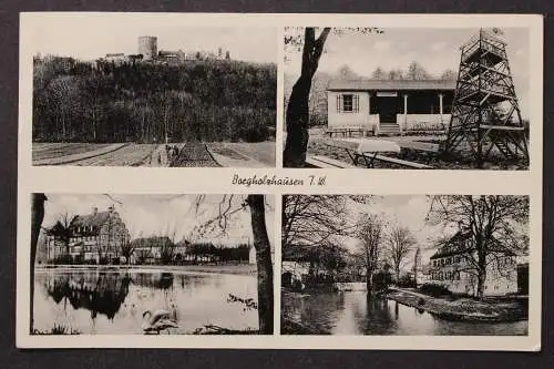 Borgholzhausen, Blick zur Burg, Ortsansichten - 425599