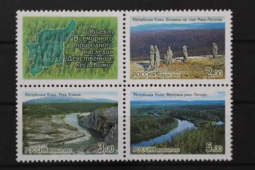 Russland, MiNr. 1096-1098 Viererblock, postfrisch - 215018