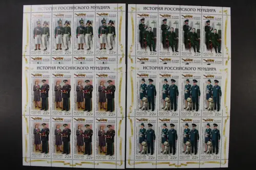 Russland, MiNr. 2493-2496 Kleinbogen, postfrisch - 215549