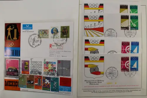 Olympische Spiele 1972, große Motivsammlung in 4 Vordrucken - 708386