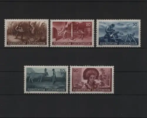 Liechtenstein, MiNr. 192-196, postfrisch - 692196