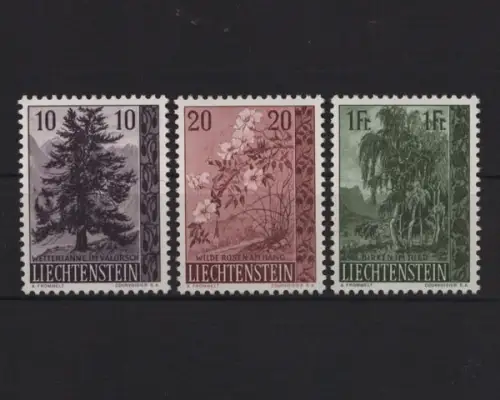 Liechtenstein, MiNr. 357-359, postfrisch - 692201