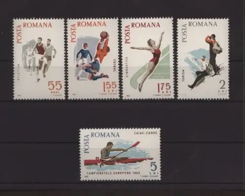 Rumänien, MiNr. 2452-2456, postfrisch - 58632