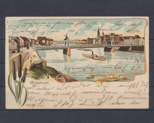 Bremen, Grosse Weserbrücke - 401597