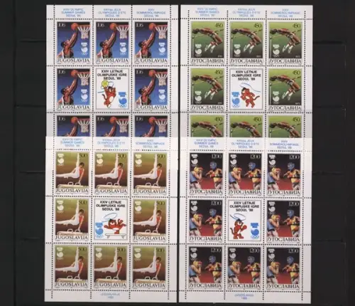 Jugoslawien, MiNr. 2267-2270 KB, postfrisch - 692743